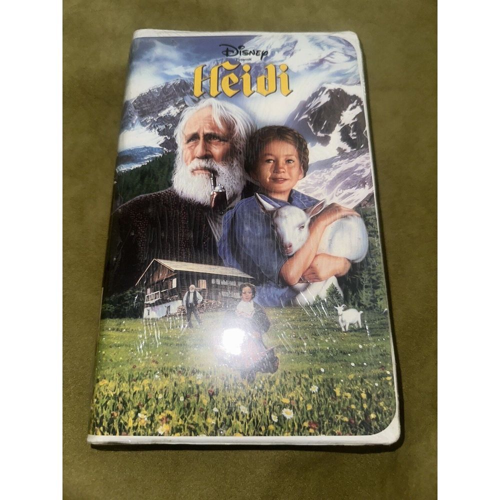 Disney Presents HEIDI - Jason Robards Jane Seymour VHS TAPE 1994 clam shell case